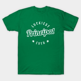 Luckiest Principal Ever - Funny St Patrick's Day T-Shirt